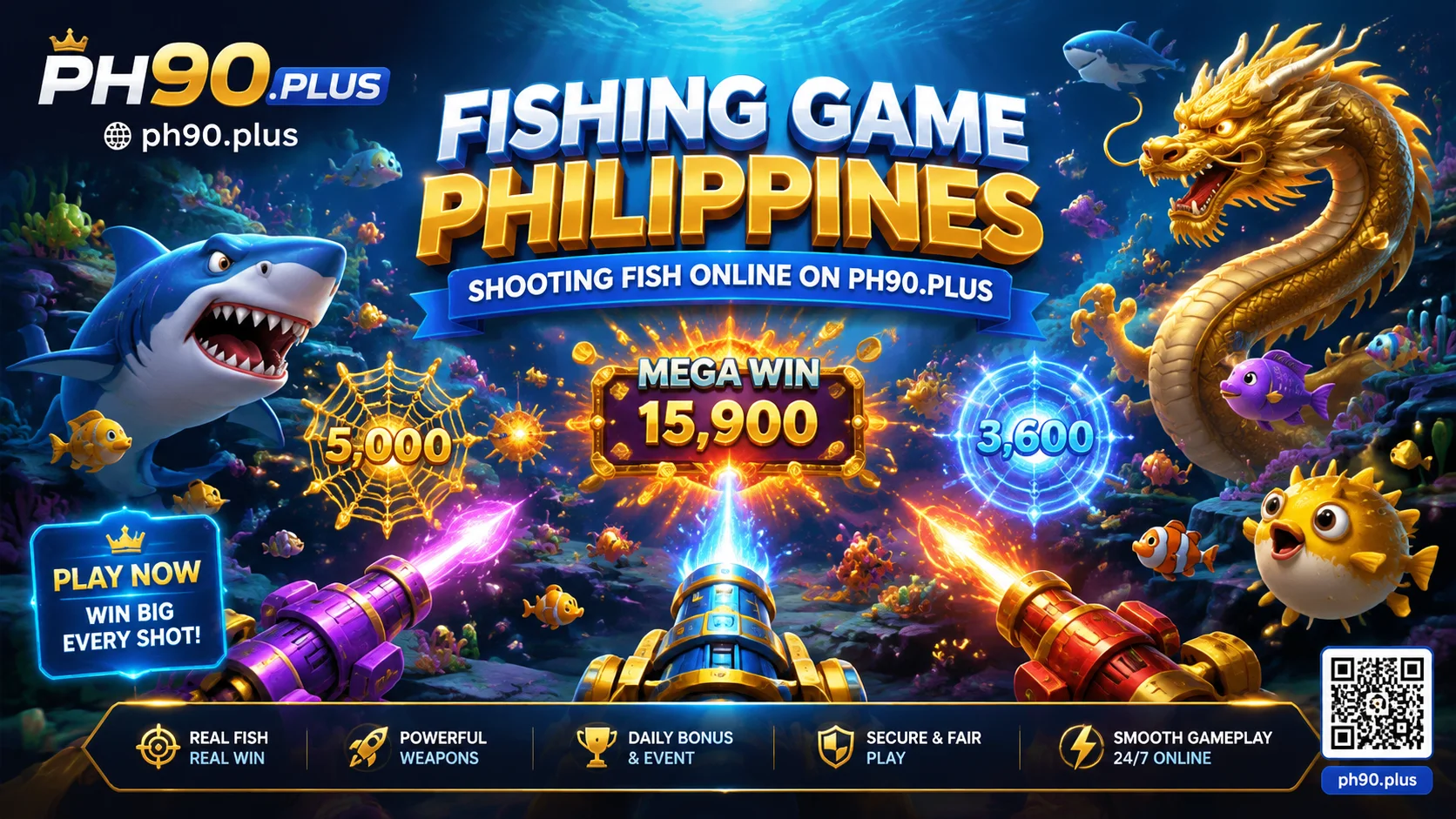 Fishing game visual sa ph90.plus