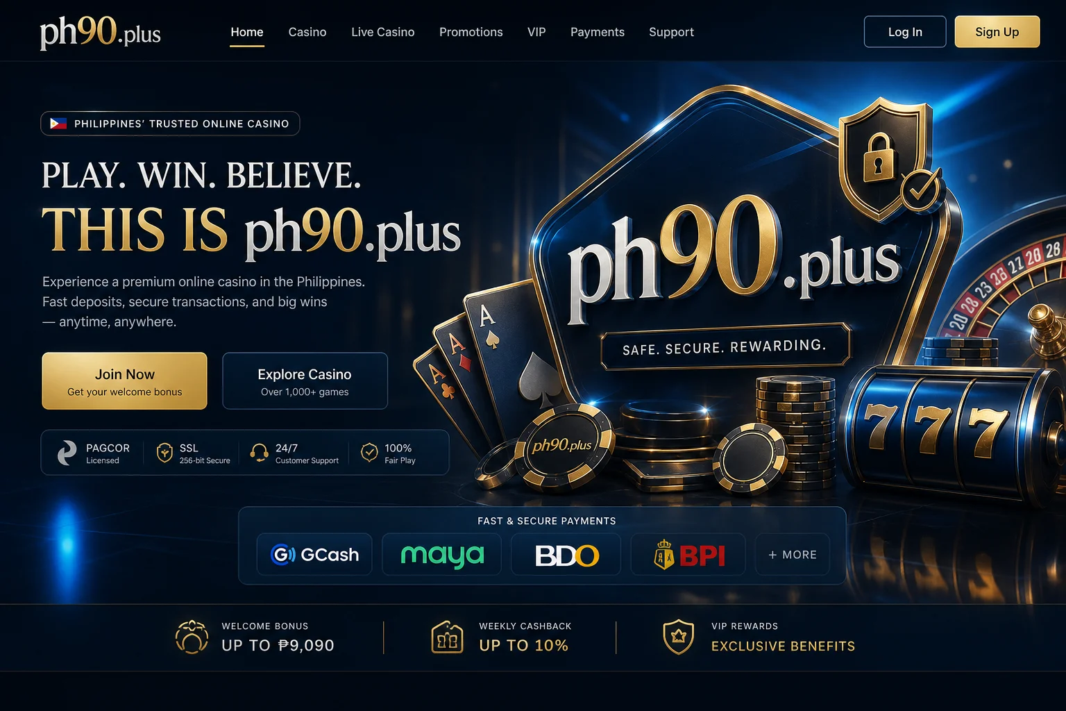 ph90.plus | Online Casino Philippines with GCash, Maya, BDO, BPI & More 55 ph90 home 2
